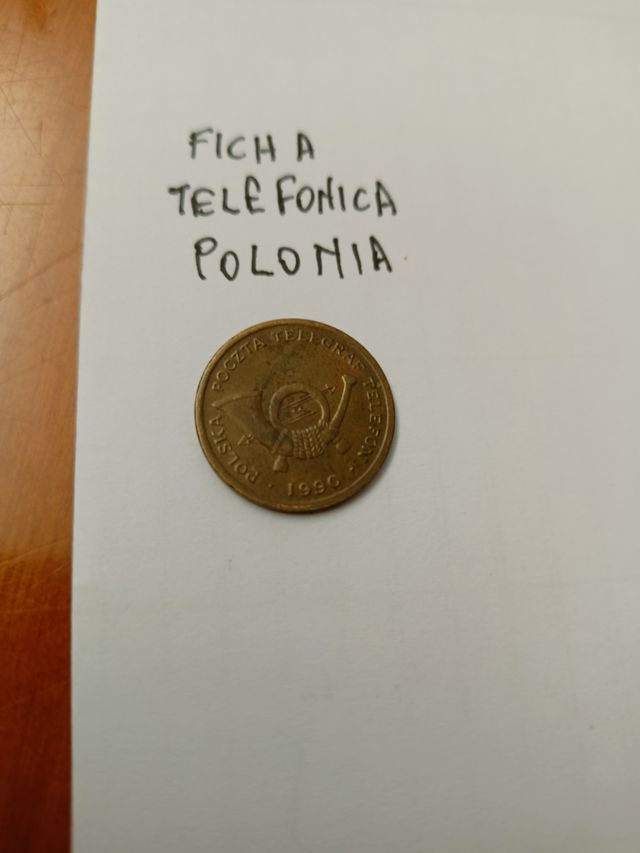 FICHA TELEFÓNICA DE POLONIA TIPO A