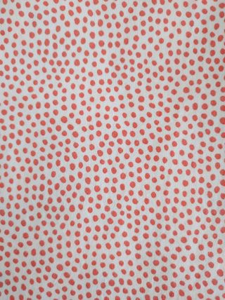 Funda nórdica cuna, 'puntitos rosas'. Ikea.