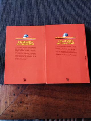 2 libros: LAS AVENTURAS DE GUILLERMO, 2 LIBROS