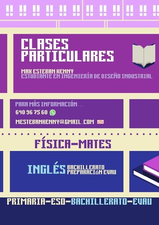 CLASES PARTICULARES DE FÍSICA, MATES E INGLÉS