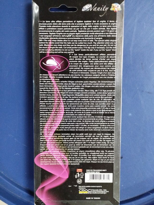 Taglia unghie per cani