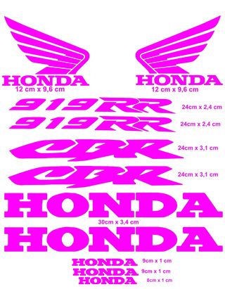 Pegatinas Honda CBR 919RR