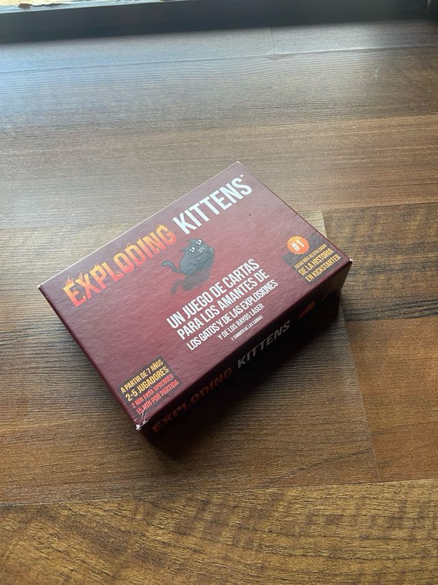 Juego de mesa exploding kittens
