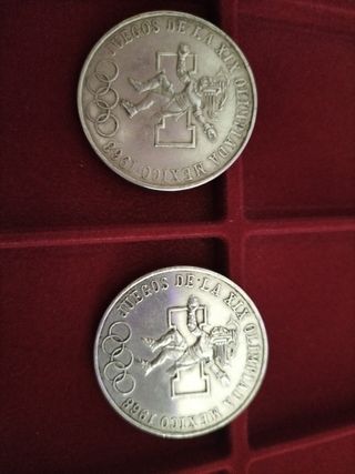 Monedas mexicanas de plata