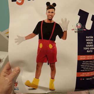 Disfraz de Mikey Mouse adulto