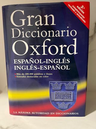 GRAN DICCIONARIO OXFORD INGLES ESPAÑOL