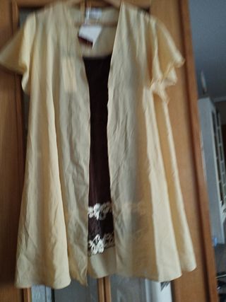 Vestido ante elástico