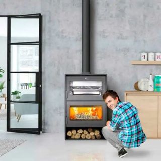 ESTUFA LEÑA CON HORNO OSLO