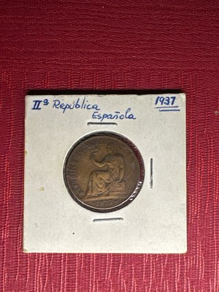 monedas II reoublica española 1937