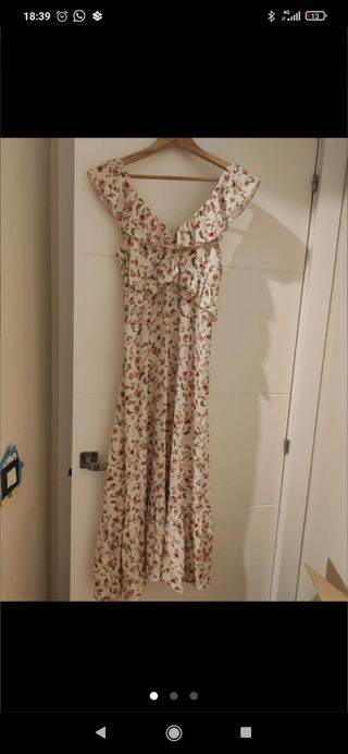 Vestido largo de flores de Hug&Clau
