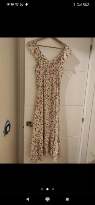 Vestido largo de flores de Hug&Clau
