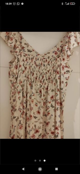 Vestido largo de flores de Hug&Clau