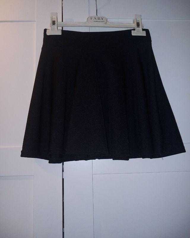 Minigonna nera svasata S/M