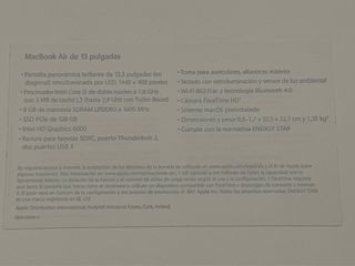 Macbook Air 2017
