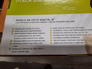 Marco digital de fotos