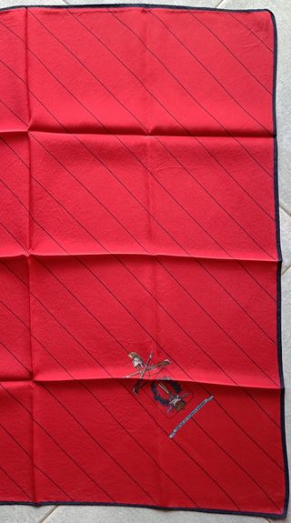 Foulard vintage seta Emilio Rusconi
