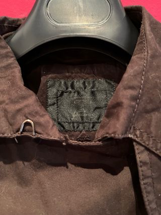 gabardina marron mujer S