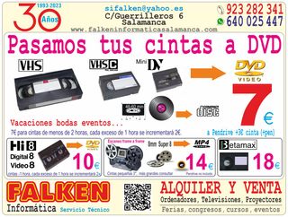 Pasamos cintas de video a DVD y Pendrive