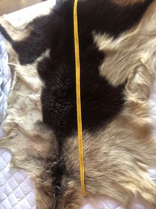 Alfombra de piel de vaca grande