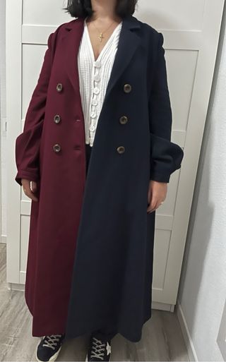 Abrigo lana IQ Collection nuevo con etiqueta