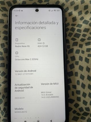 Xiaomi Redmi Note 9s