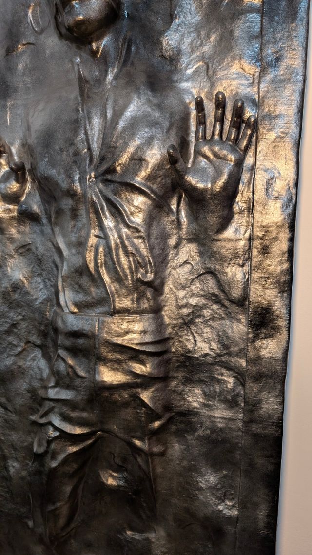 Star Wars - Han solo en carbonita a tamaño real