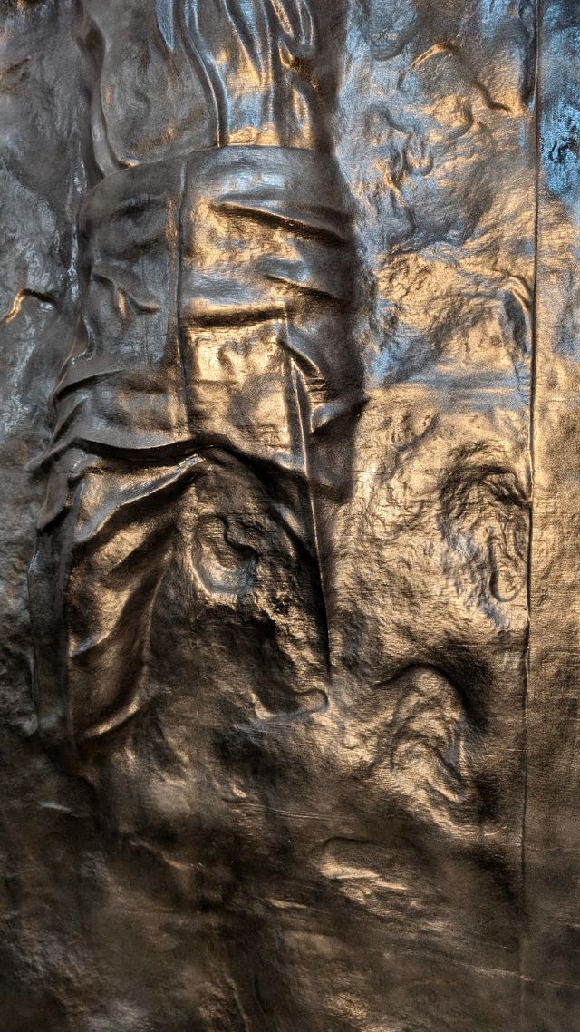 Star Wars - Han solo en carbonita a tamaño real