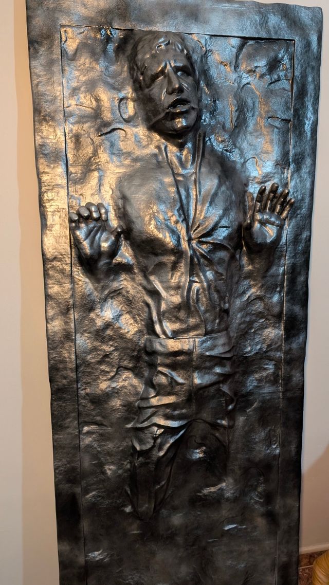 Star Wars - Han solo en carbonita a tamaño real