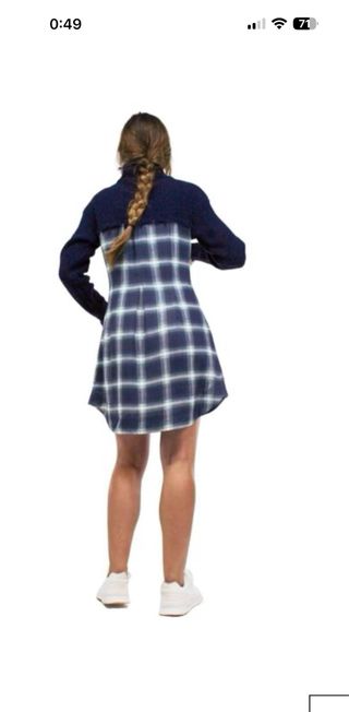 Vestido de cuadros highly preppy