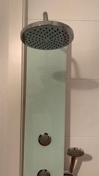 Columna de bañera de hidromasaje de cristal