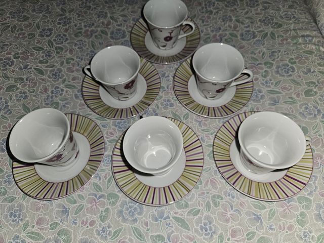 Servizio tazzine con piattini Nazareno Gabrielli