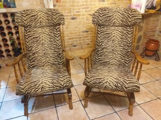 Butaca mecedora marrón