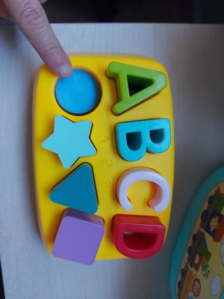 Juguete bebé cubo con bloques