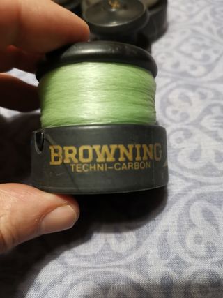 Lotto 8 bobine ricambio mulinelli pesca Browning