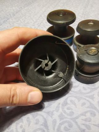 Lotto 8 bobine ricambio mulinelli pesca Browning