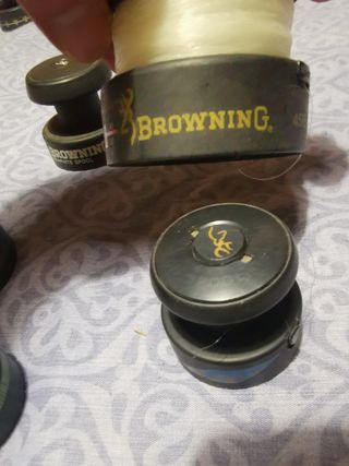 Lotto 8 bobine ricambio mulinelli pesca Browning