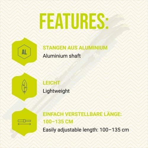 Bastones Trekking in Alluminio Leggeri