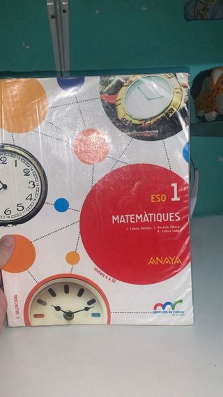 LIBRO MATEMATICAS 1 ESO ANAYA