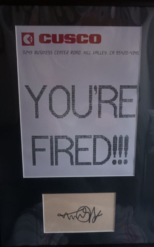 Autografo Michael J Fox