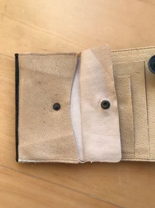 Billetera monedero negra