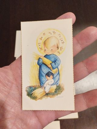 Estampas religiosas infantiles años 50's