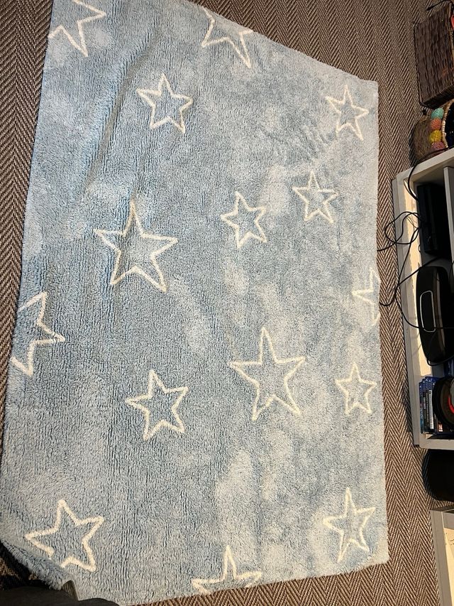 algombra azul estrellas