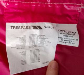 Impermeable niña 5/6 años