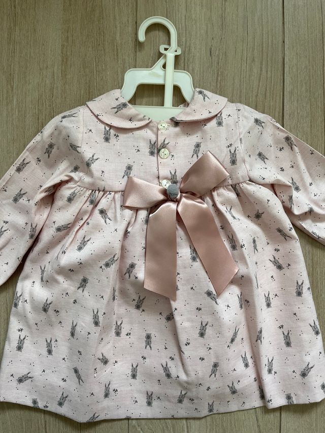 Vestido ceremonia bebe niña