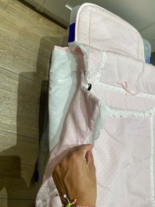 saco carrito y capota a juego