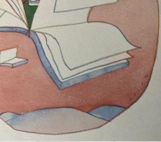 Jean Michel Folon litografia del 1987