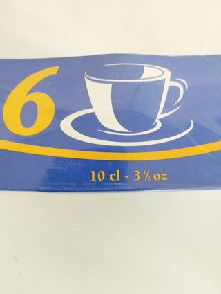 6 tazzine da caffè con piattini