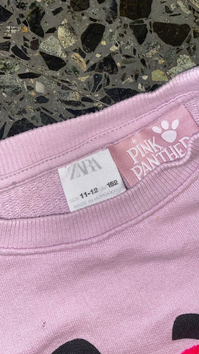 sudadera manga larga rosa Pantera Rosa