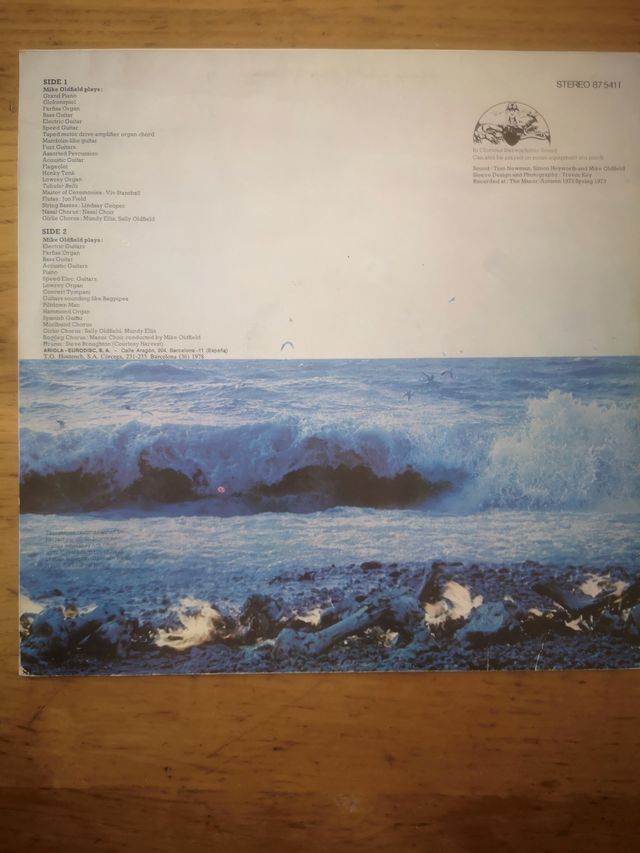 Disco vinilo Tubular Bells