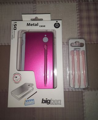 "OFERTA"NUEVO:Funda metal+lápiz+pack 3✏️ DSi 